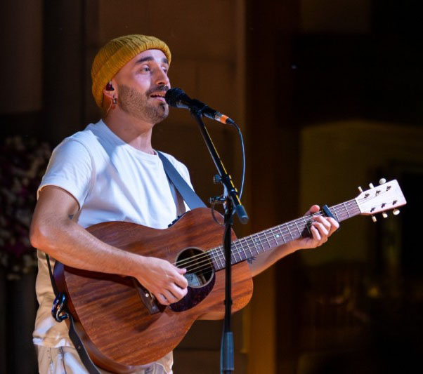 Lorenzo Bonfanti alla Notte Viola