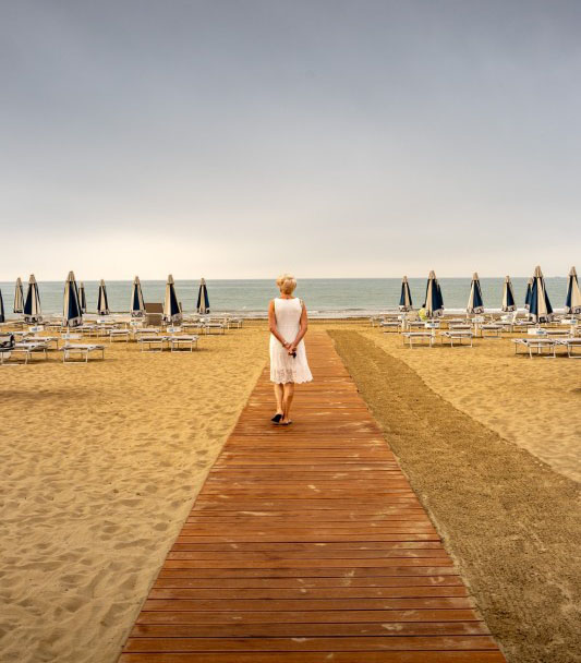 Passeggiata a Jesolo