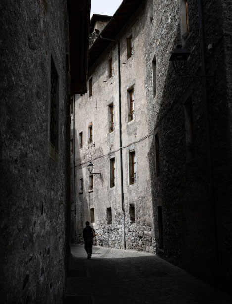 Vicolo centro storico di Bormio